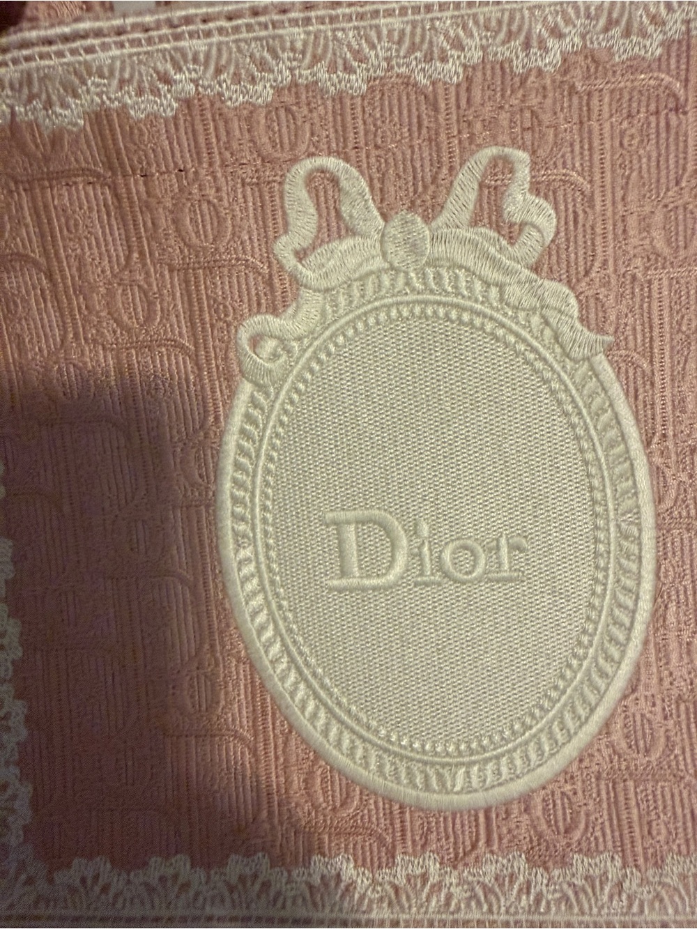 Pink Embroidered Book Tote - Dior - Picture 10 of 11